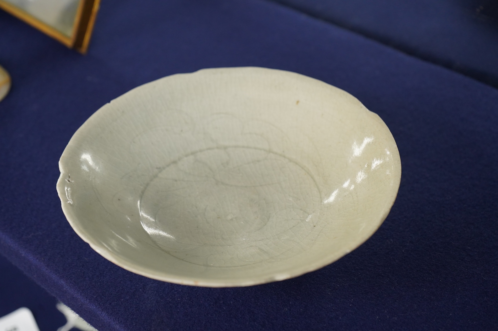 A Chinese Qingbai bowl, Song or later, 17.5cm diameter.